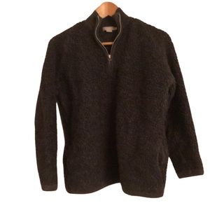 J Crew Charcoal Gray Ladies Small Fleece